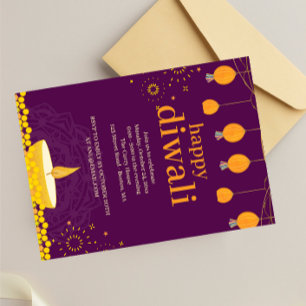 Convites Partido Happy Diwali