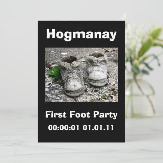 Convites Partido Hogmanay Escocês da véspera de ano novo