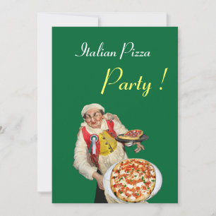 Convites PARTIDO ITALIANO PIZZA , RESTAURANTE verde