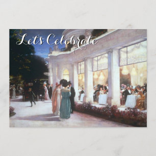 Convites Partido Jante Vitoriano Vintage