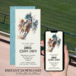 Convites Partido Jockeys e Racecavalo Derby