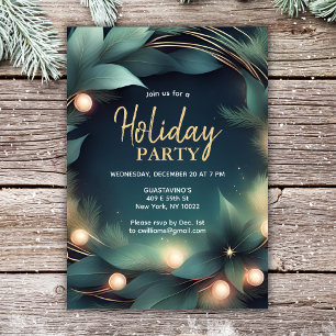 Convites Partido Modern Holiday