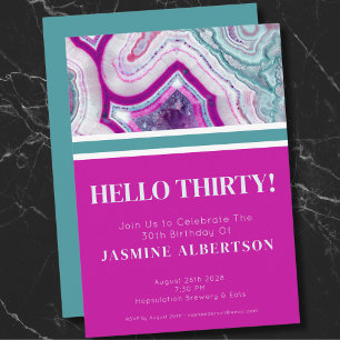 Convites Partido Moderno 31 aniversário de 30 anos