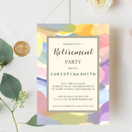 Convites Partido Moderno da Reforma do Primavera de Pastel