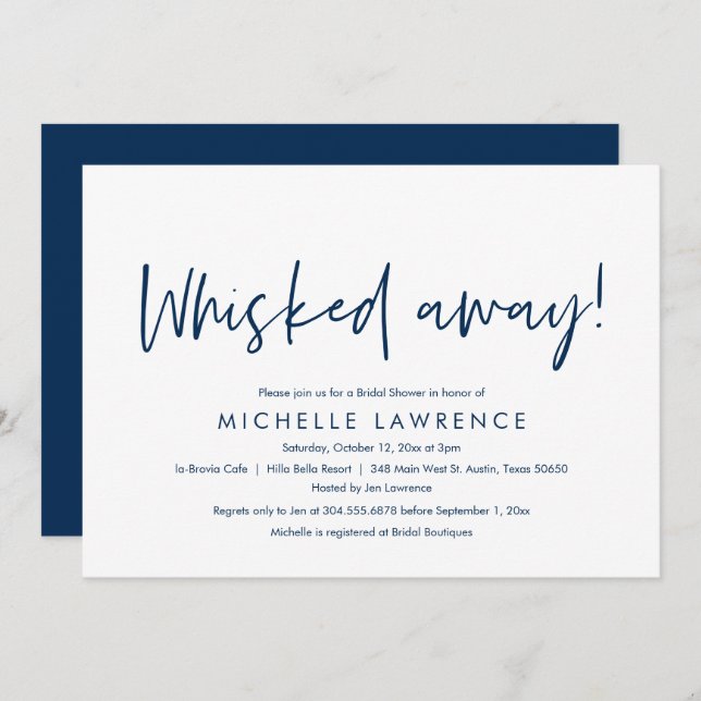 Convites Partido Moderno do Chá de panela Casual, Divertido (Frente/Verso)