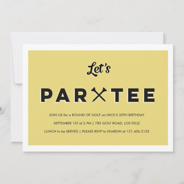 Convites Partido Moderno do Golfe (Frente)