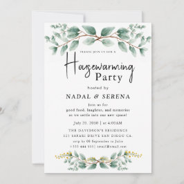 Convites Partido Moderno e Elegante Minimalista para o Aque