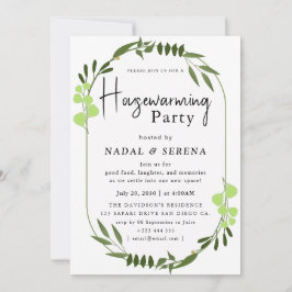 Convites Partido Moderno e Elegante Minimalista para o Aque