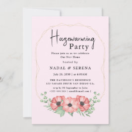 Convites Partido Moderno e Elegante Minimalista para o Aque