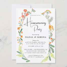 Convites Partido Moderno e Elegante Minimalista para o Aque