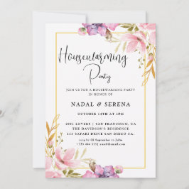 Convites Partido Moderno Elegante do Aquecimento Doméstico