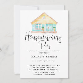 Convites Partido Moderno Elegante do Aquecimento Doméstico