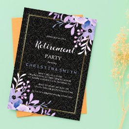 Convites Partido Moderno Floral do Pastel Watercolor