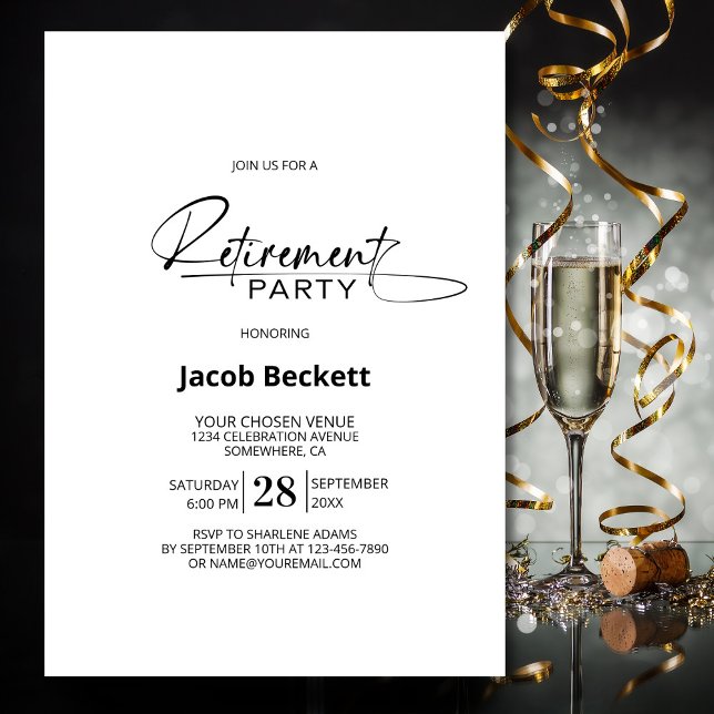 Convites Partido Moderno Minimalista da Reforma (Criador carregado)