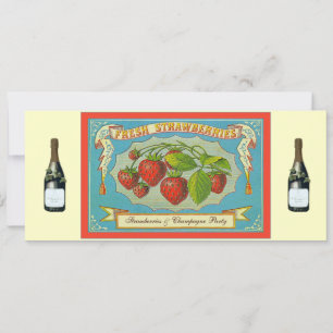 Convites Partido Morangos & Champanhe