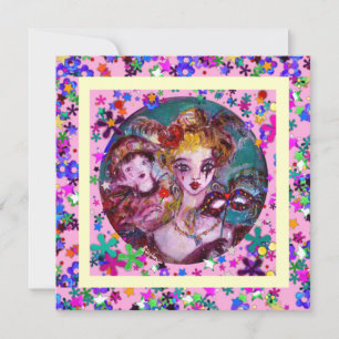 Convites PARTIDO namorados VENETIANO MASCARADA