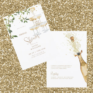 Convites Partido no Chá de panela 3 da Torre de Champagne d