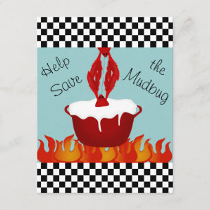 Convites Partido personalizado da fervura dos lagostins do