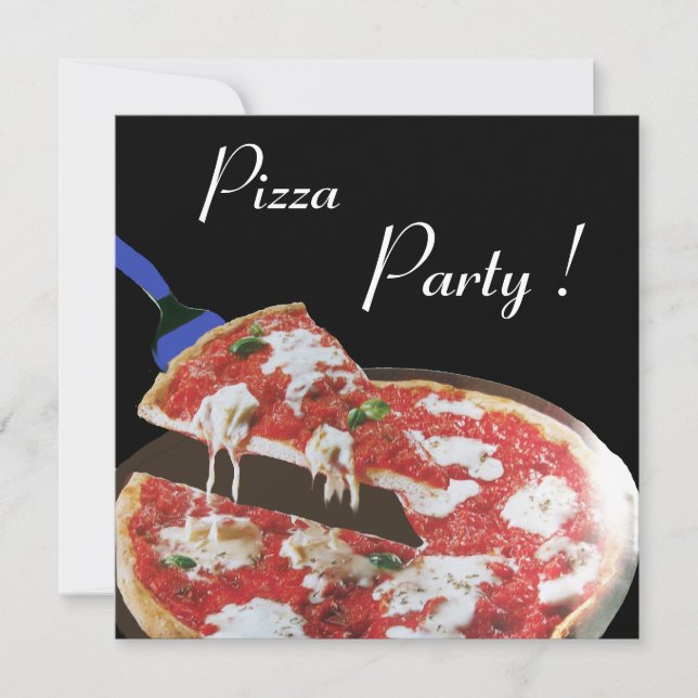 Convites PARTIDO PIZZA, janto ITALIANO KITCHEN, brunch (Frente)