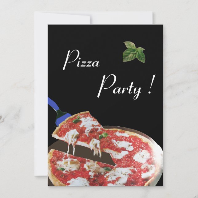 Convites PARTIDO PIZZA, janto ITALIANO KITCHEN, brunch (Frente)