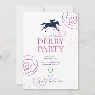 Convites Partido Preppy Derby