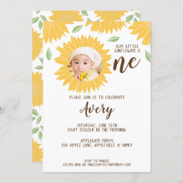 Convites Partido primeiro aniversario de Fotografias de Gir