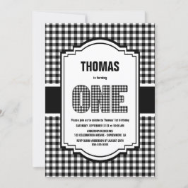 Convites Partido primeiro aniversario de Xadrez de Buffalo 