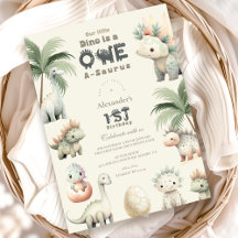 Partido primeiro aniversario Dinossauro