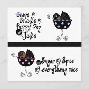 Convites Partido Revezal Africano-Americano Carruagem Azul 