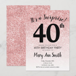 Convites Partido Rosa de aniversário de 40 anos de Literatu