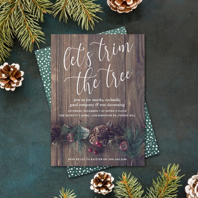 Convites Partido Russo de Trimagem de Madeira e Pinheiros F (Criador carregado)