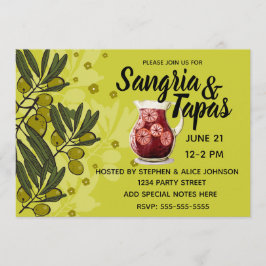 Convites Partido Sangria & Tapas