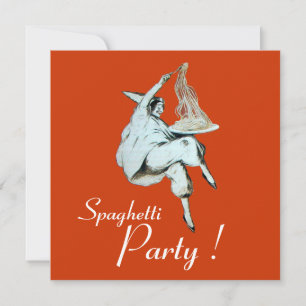 Convites PARTIDO SPAGHETTI, janto ITALIANO KITCHEN, brunch