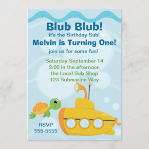 Convites Partido submarino