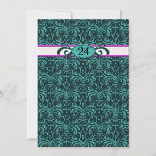 Convites Partido Tema de Belles e Vampiros do Sul (Frente)