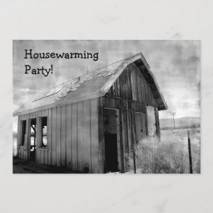Convites Partido velho do housewarming da barraca