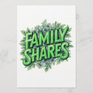 Convites Partilhas Familiares