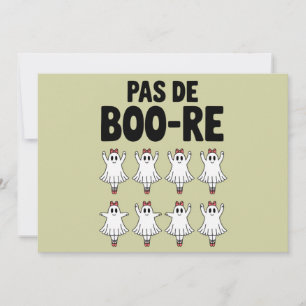 Convites Pas de Boo-re Ballerina Ghost Halloween Spooky