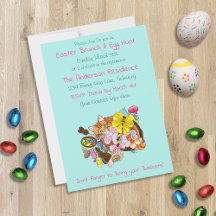 Páscoa Brunch e Ovo Hunt Cat