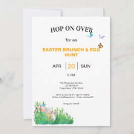 Convites Páscoa Brunch & Ovo Hunt