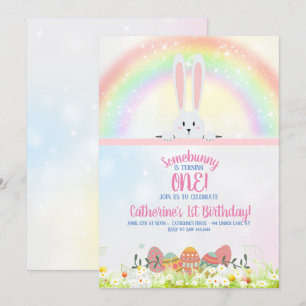 Convites Páscoa Bunny Birthday