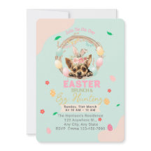 Páscoa Cute Chihuahua Bunny Personalizável