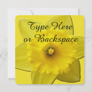 Convites Páscoa Daffodil Invitations Páscoa Cards Persona