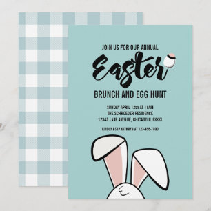 Convites Páscoa de coelho da Páscoa Brung Hunt
