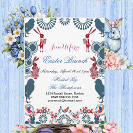 Convites Páscoa Decorativa de Motif Brunch Pintinho Birch B