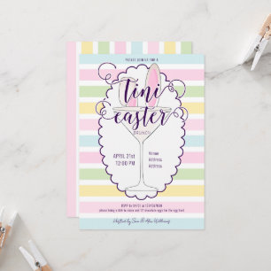 Convites Páscoa domingo Martini Cocktail Brunnic Party