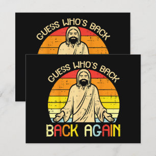 Convites Páscoa Jesus Adivinhe Quem Voltou Religioso Cristã