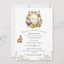 Páscoa Mini Coelho Floral e Casamento de Ovos