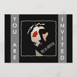 Convites Páscoa Religiosa Jesus Bíblia Versa Citação Au