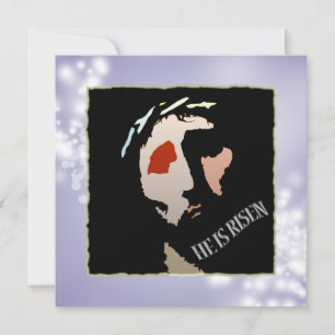 Convites Páscoa Religiosa Jesus Bíblia Versa Citação Au